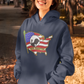 .. NEVER FORGOTTEN Heavy Weight Patriotic Military Hoodie (S-5XL):  Women's Gildan 18500 - FREE SHIPPING