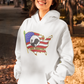 .. NEVER FORGOTTEN Heavy Weight Patriotic Military Hoodie (S-5XL):  Women's Gildan 18500 - FREE SHIPPING