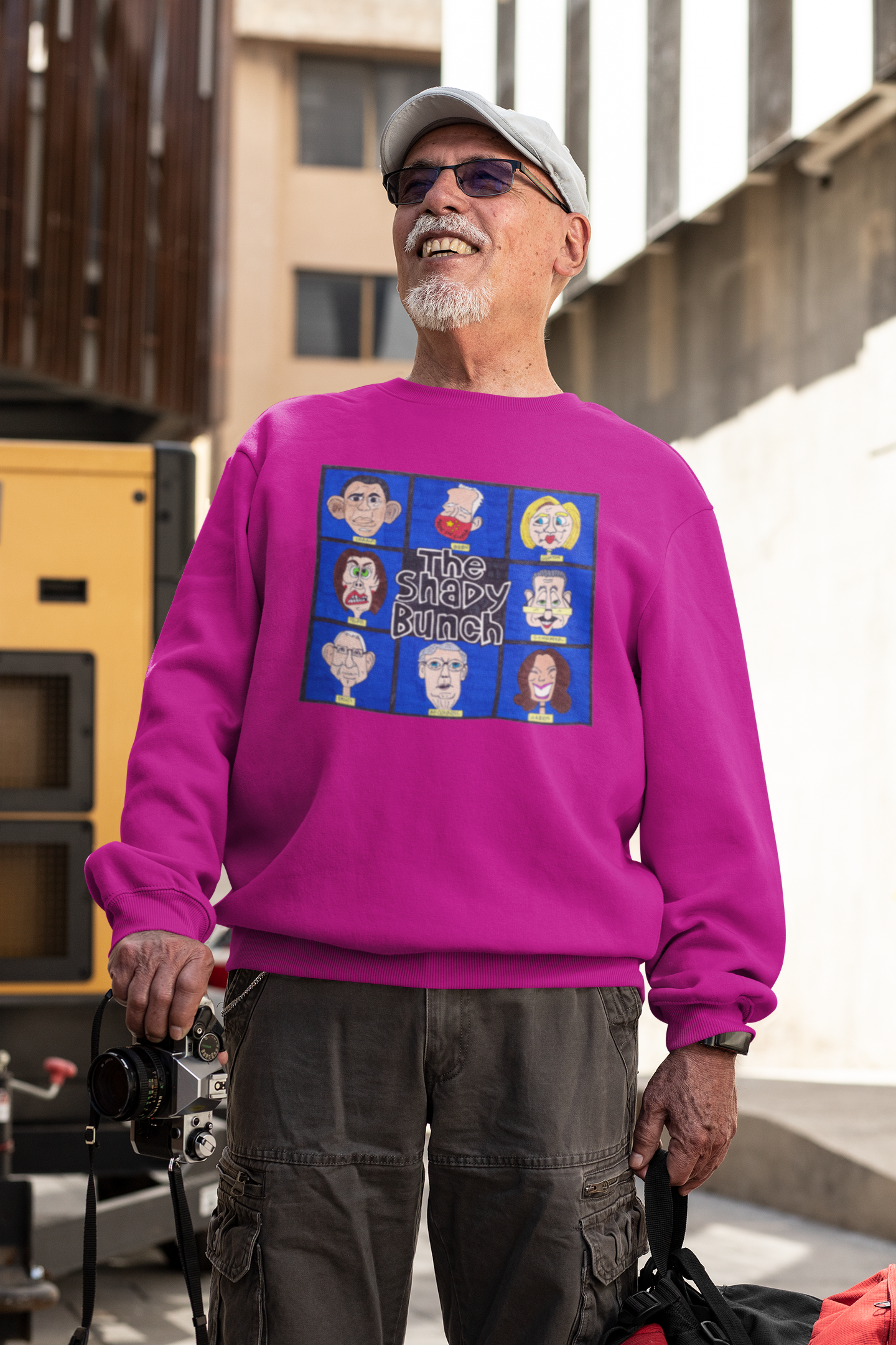 . THE SHADY BUNCH Heavy Weight Patriotic Sweatshirt (S-5XL):  Men's Gildan 18000 - FREE SHIPPING