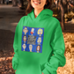 .. THE SHADY BUNCH Heavy Weight Patriotic Hoodie (S-5XL):  Women's Gildan 18500 - FREE SHIPPING