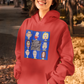 .. THE SHADY BUNCH Heavy Weight Patriotic Hoodie (S-5XL):  Women's Gildan 18500 - FREE SHIPPING