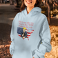 .. TRUMP Heavy Weight Patriotic Hoodie (S-5XL):  Women's Gildan 18500 - FREE SHIPPING