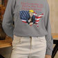 . TRUMP Heavy Weight Patriotic Long Sleeve T-Shirt (S-2XL):  Women's Gildan 2400 - FREE SHIPPING
