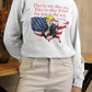 . TRUMP Heavy Weight Patriotic Long Sleeve T-Shirt (S-2XL):  Women's Gildan 2400 - FREE SHIPPING