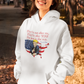 .. TRUMP Heavy Weight Patriotic Hoodie (S-5XL):  Women's Gildan 18500 - FREE SHIPPING