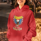 .. WE THE PEOPLE vs THE SWAMP Heavy Weight Patriotic Hoodie (S-5XL):  Women's Gildan 18500 - FREE SHIPPING