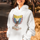 .. WE THE PEOPLE vs THE SWAMP Heavy Weight Patriotic Hoodie (S-5XL):  Women's Gildan 18500 - FREE SHIPPING