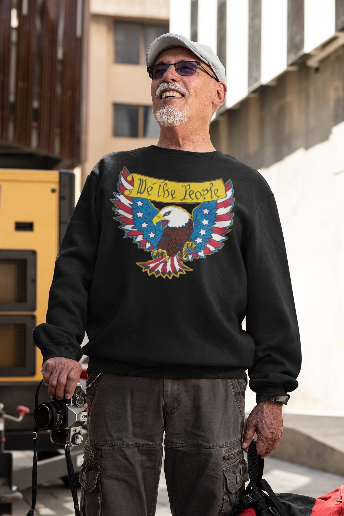 . WE THE PEOPLE Heavy Weight Patriotic Sweatshirt (S-5XL):  Men's Gildan 18000 - FREE SHIPPING