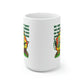 HUNTING RINOs Patriotic Ceramic Coffee Mug (15oz)